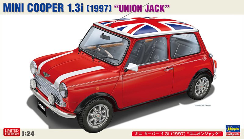 Hasegawa 20832 - 1/24 Mini Cooper 1.3i (1997) Union Jack