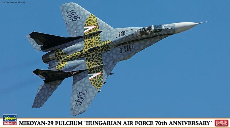 Hasegawa 02062 - 1/72 Mikoyan-29 Fulcrum Hungarian Air Force 70th Anniversary