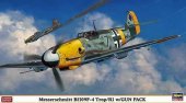 Hasegawa 09980 - 1/48 Messerschmitt Bf109F-4 Trop/R1 with Gun Pack