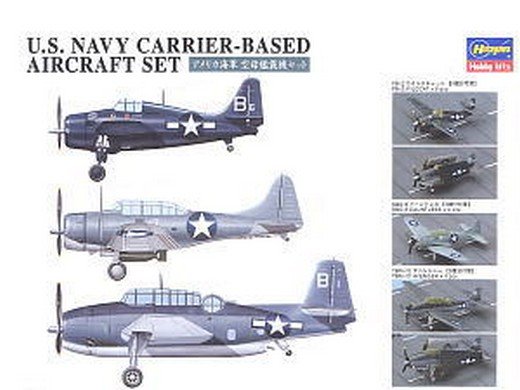 Hasegawa 72147 - 1/350 QG47 U.S. Navy Aircraft Carrier-Based Aircraft Set