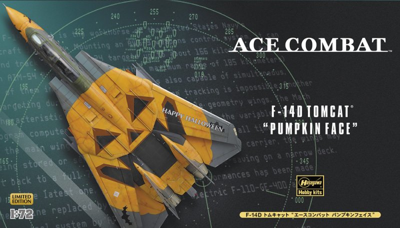 Hasegawa SP309 - 1/72 F-14D Tomcat Ace Combat Pumpkin Face
