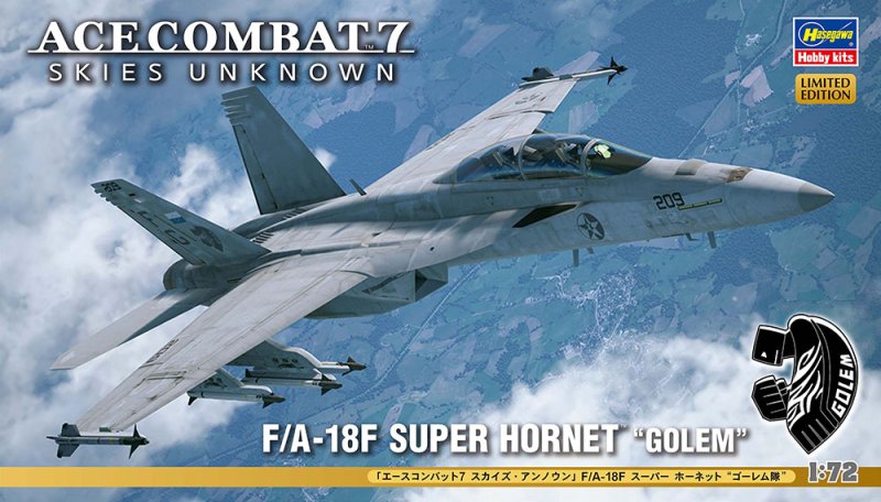 Hasegawa SP596 - 1/72 Ace Combat 7: Skies Unknown F/A-18F Super Hornet Golem Squad
