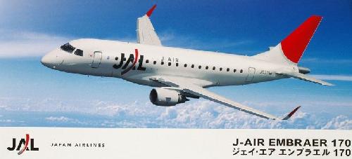 Hasegawa 111011 - 1/144 LE-1 JAL J-Air Embraer 170
