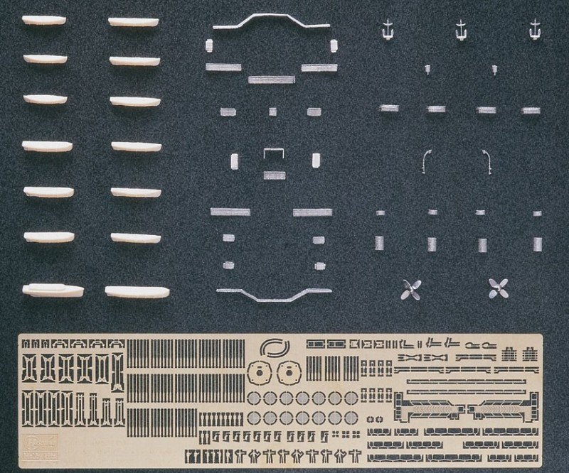 Hasegawa 40062 - 1/350 IJN Battleship Mikasa Detail Up Parts Super Detail Set