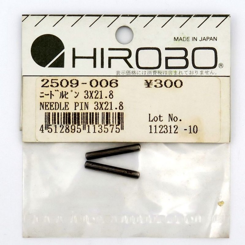 HIROBO 2509-006 NEEDLE PIN 3 X 21.8 #2509006