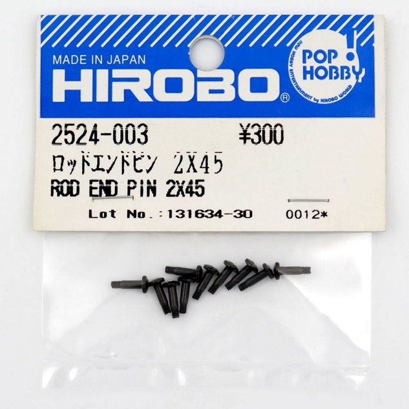 HIROBO 2524-003 ROD END PIN 2 X 45 10PCS #2524003