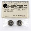 HIROBO 2500-027 BALL BEARING 6 X 17 X 6 MM 2PCS #606ZZ #2500027