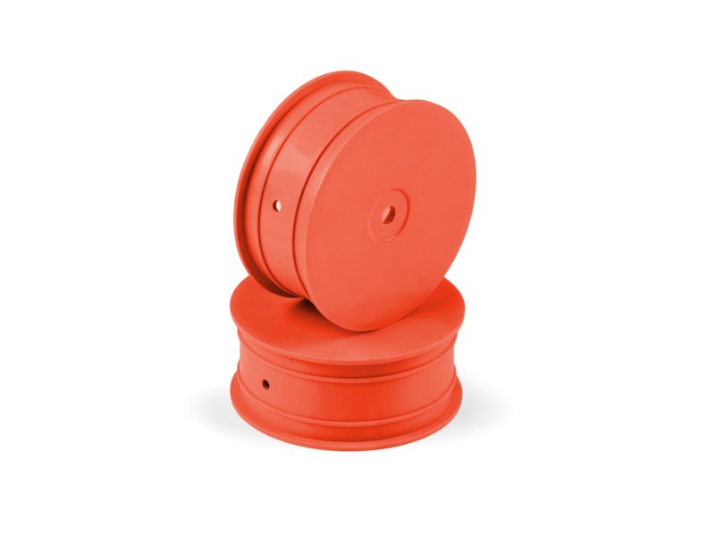 HUDY 803230-O 1/10 OFF-ROAD Wheel - 4WD - Front - Orange (2)