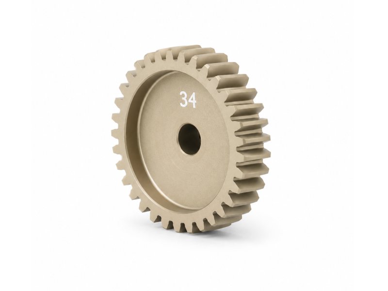 HUDY 294034 Aluminium ULTRA-LIGHT Pinion Gear - Hard Coated - 34T / 48