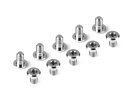 HUDY 908305-T Titanium SUPER-LOW Head Screw Centering DIA M3x5 (10)
