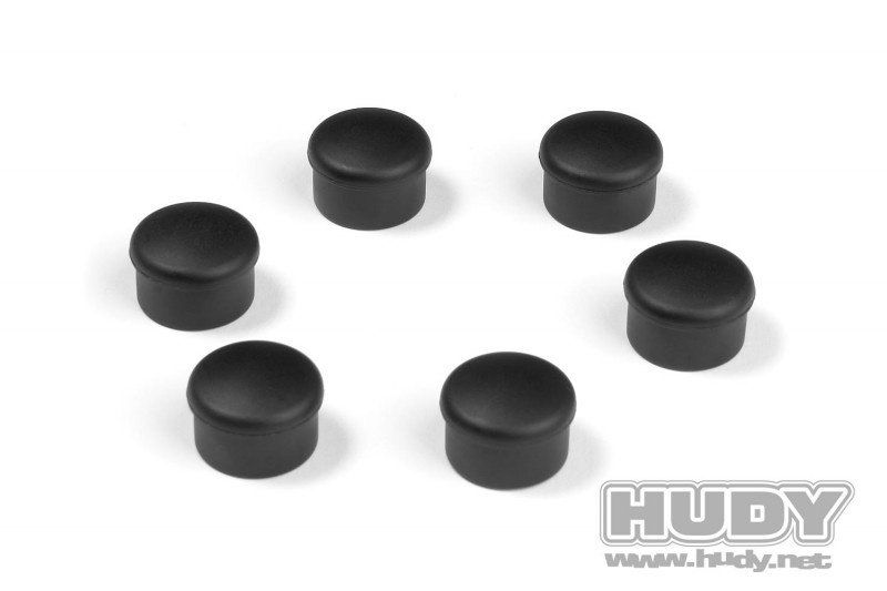 HUDY 195062-k - HUDY Cap For 22mm Handle - Black (6)