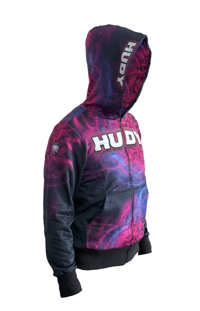HUDY 285502M - Sweater Hooded With Zipper - HD Graphics (M)