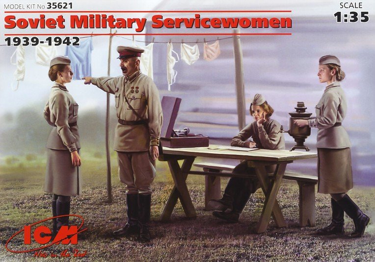 ICM 35621 - 1/35 Soviet Military Service Women (1939-1942) 4 Figures