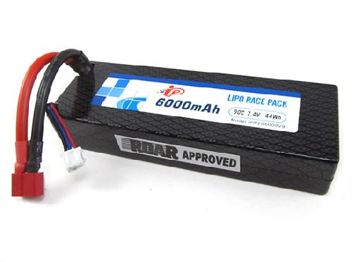 Intellect IP-HW2S6000V9-90C - 7.4V 90C 6000mah Lipo Battery (Deans T plug)