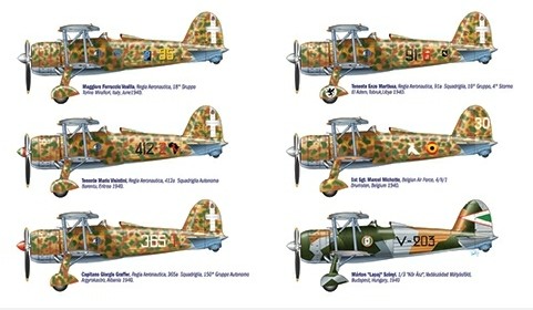 Italeri 2702 - 1/48 Cr.42 Falco Aces WWII