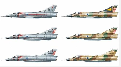 Italeri 2718 - 1/48 Mirage III CJ Aces
