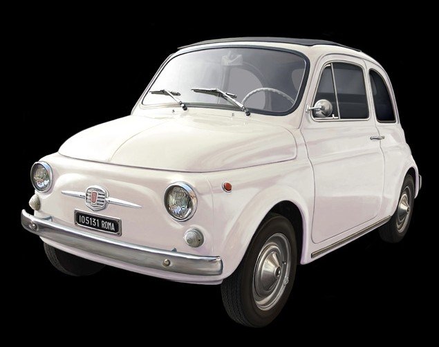 4703 1/12 Fiat 500 F (1968 Version) Italeri