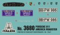 alt="Italeri 3680 - 1/24 Porsche 911 America Roadster" title="Italeri 3680 - 1/24 Porsche 911 America Roadster"