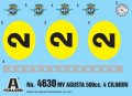 alt="Italeri 4630 - 1/9 Mv Agusta 500 cc. 4 Cylinders 1964" title="Italeri 4630 - 1/9 Mv Agusta 500 cc. 4 Cylinders 1964"