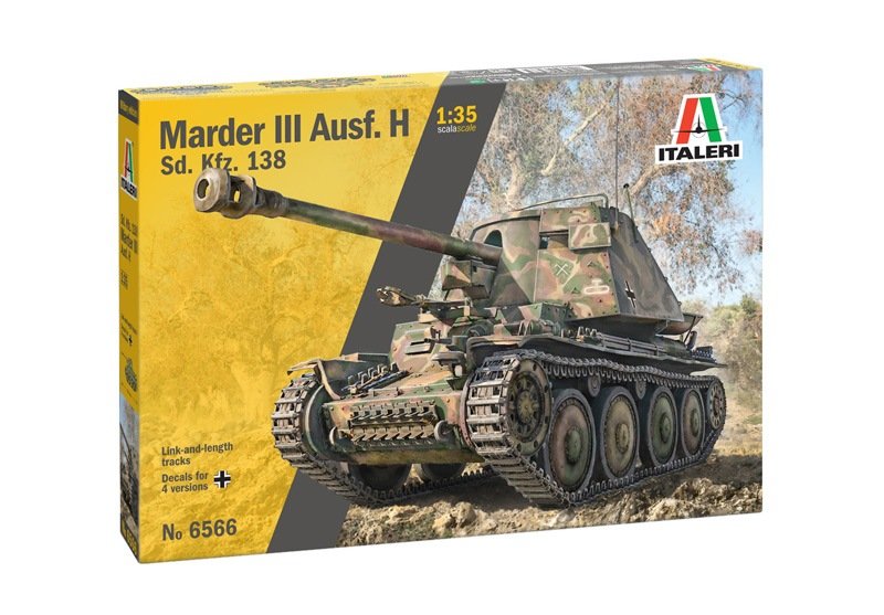 Italeri 6566 - 1/35 Sd.Kfz. 138 Marder III Ausf. H