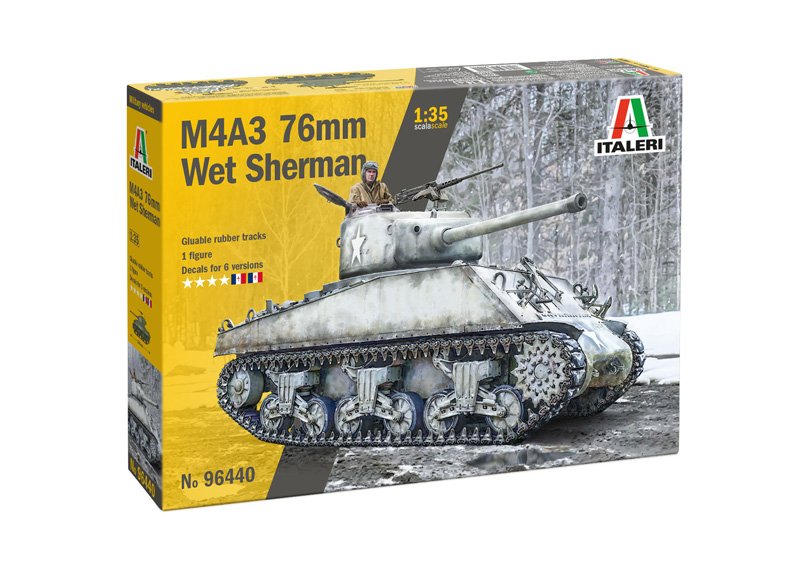 Italeri 96440 - 1/35 M4A3 76mm Wet Sherman