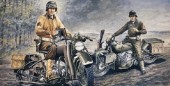 Italeri 322 - 1/35 U.S. Motorcycles WWII(D-Day)