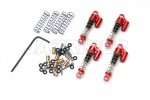 Axial Racing SCX24 Aluminum Shock Damper Set (4pcs) - Red