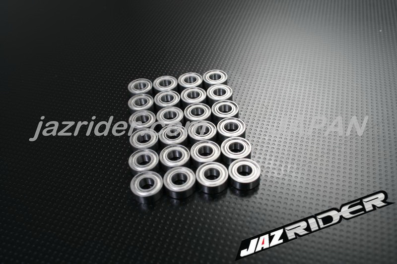 TAMIYA TL-01 TL-01B CHASSIS Metal Shielded RC Ball Bearing Set - Jazrider [JR-CBR-TM-002]