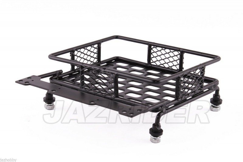 Small Metal Luggage Tray - Black