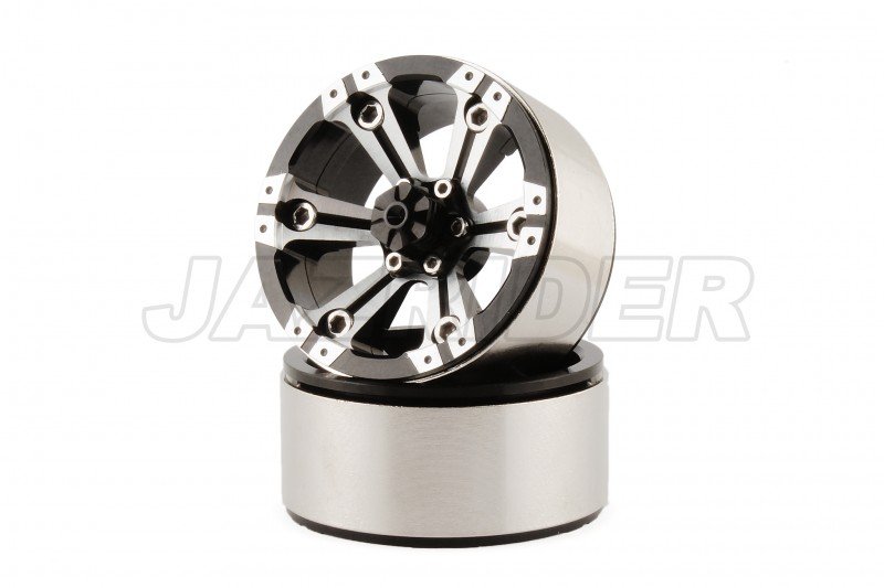 Aluminum 1.9'' High Mass Beadlock 6 Spokes Wheels (TYPE A)