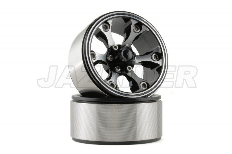 Aluminum 1.9'' High Mass Beadlock 6 Spokes Wheels (TYPE C)