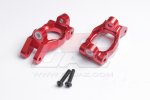 Losi Super Rock Rey Aluminum Front Spindle Carrier Set (Red)