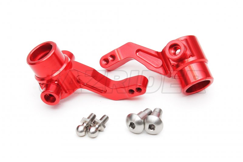 Tamiya Thunder shot/ Thunder Dragon/ Fire Dragon/ Terra Scorcher Aluminum Front Knuckle Arm (Red)