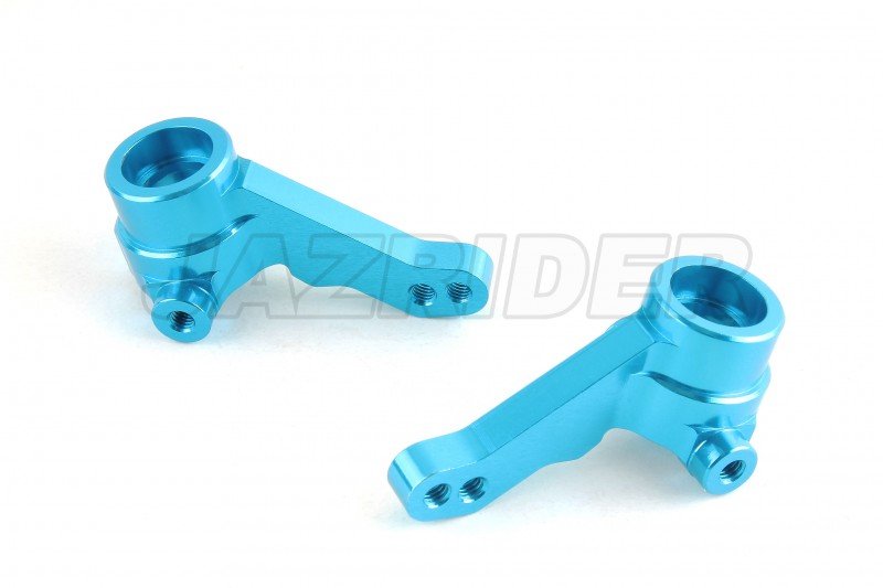 Tamiya 58636 TA07 (9008168) Aluminum Front Upright Knuckle Arms (Blue)