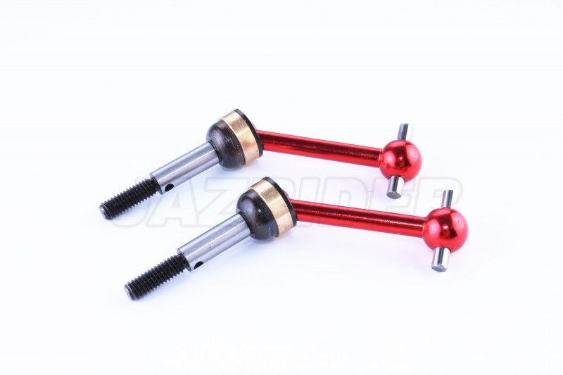 Tamiya TT-02 Aluminum Universal Swing Shaft Set (Red)