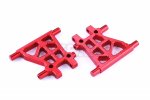 Tamiya TT-02 Aluminum Rear Lower Suspension Arm (Red)