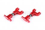 Tamiya TT-02 Aluminum Rear Upper Adjustable Suspension Arm (Red)