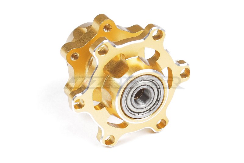 Team Losi Promoto-MX Motorcycle Aluminum Front Wheel Hub Hex (Golden)