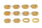 Team Losi Promoto-MX Motorcycle Aluminum Chain Tension Adjuster set (Golden)