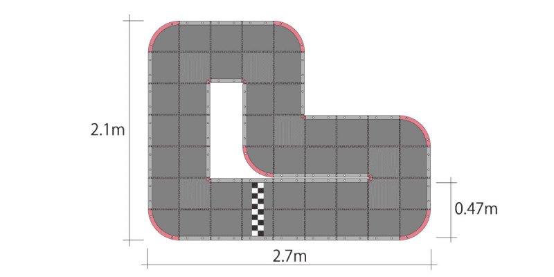 Kyosho 87032 - Mini-Z GrandPrix Circuit 30 Short(48pcs)