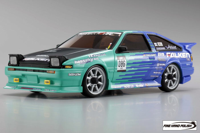 Kyosho 30574FA - 1/27 R/C EP TOURING CAR MINI-Z AWD MA-010 - Formula-D TOYOTA AE86 - No.86 FALKEN Motor Sports / Drift Pro