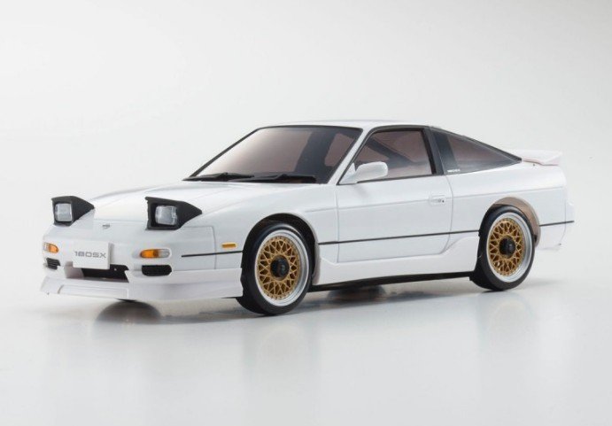 Kyosho 32135W - Nissan 180SX with Aero kit with LED White MA-020 Sports Readyset