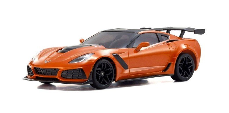 Kyosho MZP240OR - Chevrolet Corvette ZR1 (Sebring Orange) ASC MR03 RWD Mini-Z Body Set