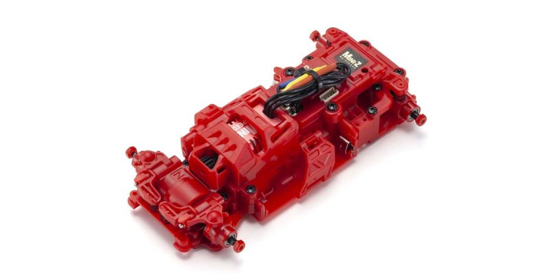 Kyosho 32180R - MINI-Z AWD MHS/ASF2.4GHz System MA-030EVO Chassis Set Red Limited (Limited edition)