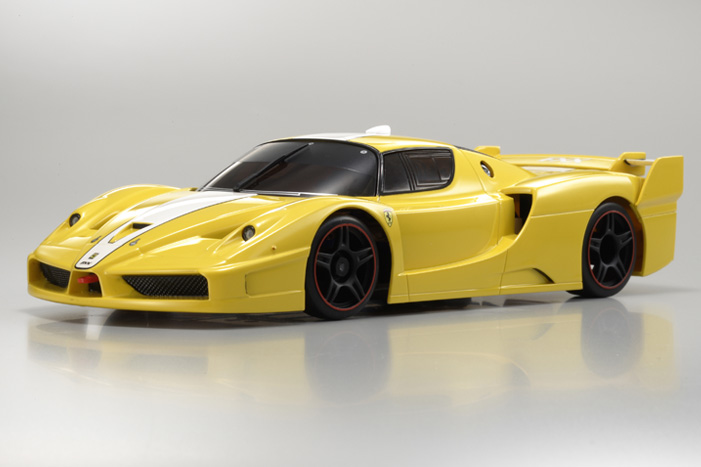 Kyosho 30484Y - 1/27 R/C EP TOURING CAR MINI-Z Racer MR-02 MM - FERRARI FXX - Yellow