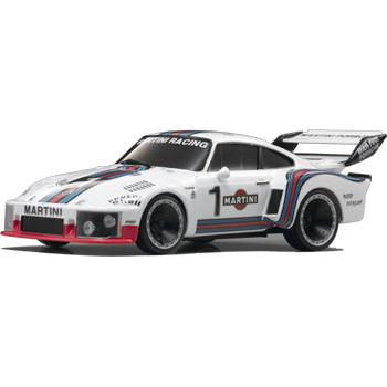 Kyosho MZX114M - Auto Scale Collection - 1/28 Scale Mini-Z Min Z Racer MR-015RM - PORSCHE 935 TURBO 1977 MARTINI#1