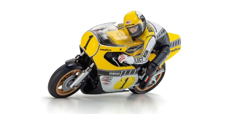 Kyosho 34936T1 YAMAHA YZR500 1978 KIT 1:8 Scale Radio Controlled Electric Powered Motorcycles Hanging On Racer Series