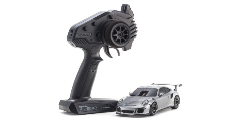 Kyosho 32358S - MINI-Z RWD MR-04 readyset Porsche 911 GT3 RS GT-silbermetallic