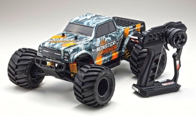 Kyosho 34403T2 - 1/10 Monster Tracker (Orange) Monster Truck 2WD R/S EP Readyset RTR