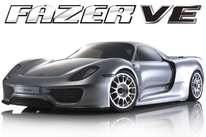 Kyosho 30917T1 - 1/10 EP FAZER VE PORSCHE 918 Spyder T1 Color Silver Readyset